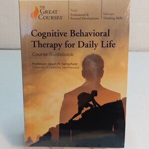 The Great Courses Cognitive Behavioral Therapy For Daily Life Guidebook & 4 DVD
